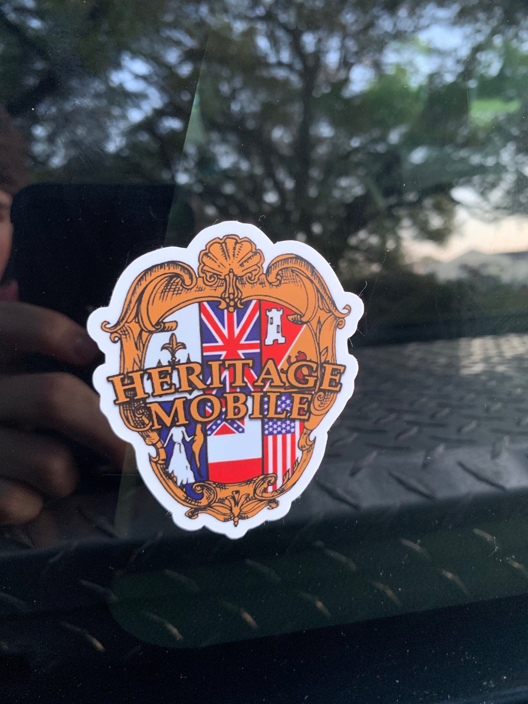 Heritage Crest Sticker