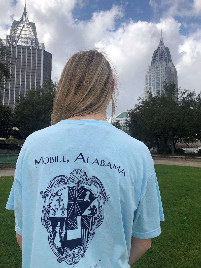 Heritage Crest Short Sleeve - Light Blue